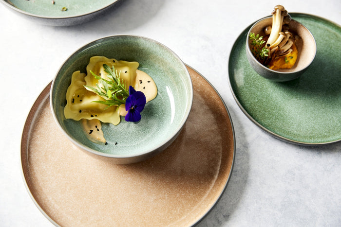 Cosy & Trendy Ontbijtborden | Dessertborden Lerida Meadow Groen ø 20.5 cm - 4 Stuks