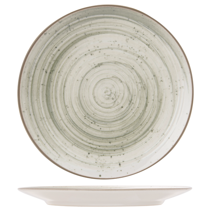 Cosy & Trendy Dinerborden Sintra Ivy Green ø 26 cm - 4 Stuks