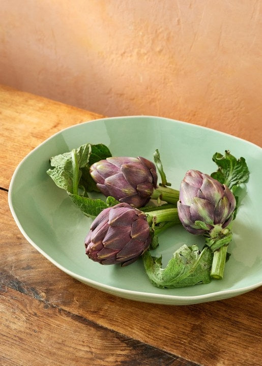 Big Love Bowl Serveerkom, Serveerschaal, Keramiek, Groen, 39 x 32 x 7