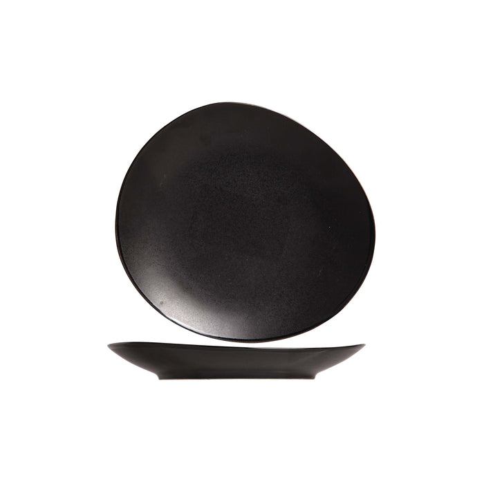 Cosy & Trendy Kleine Bordjes | Gebaksbordjes Vongola Black - 15 x 14 cm - 4 Stuks