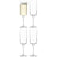 L.S.A. - Gio Champagne Flute 210 ml Set van 4 Stuks