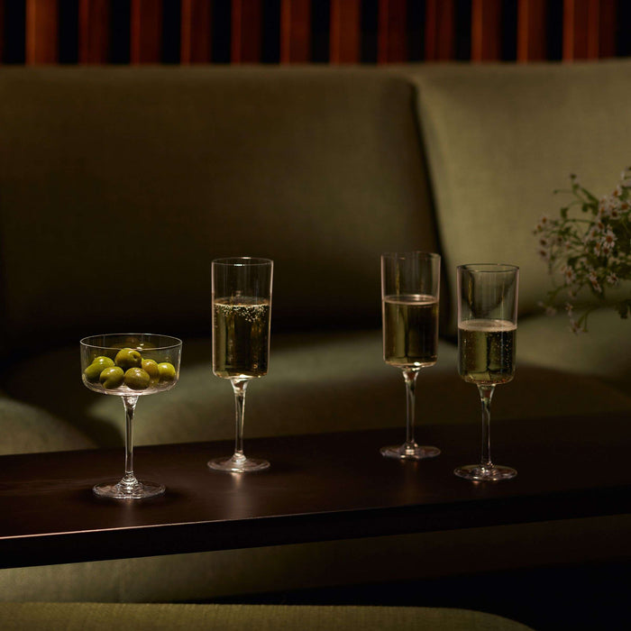 L.S.A. - Gio Champagne Flute 210 ml Set van 4 Stuks