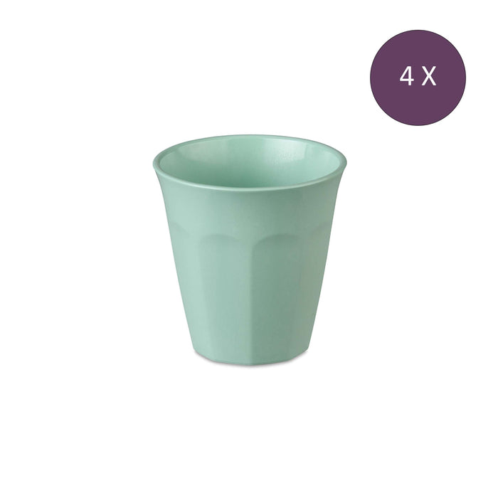 Koziol Bio-Circulair - Nora Beker 300 ml Soft Groen Set van 4 Stuks