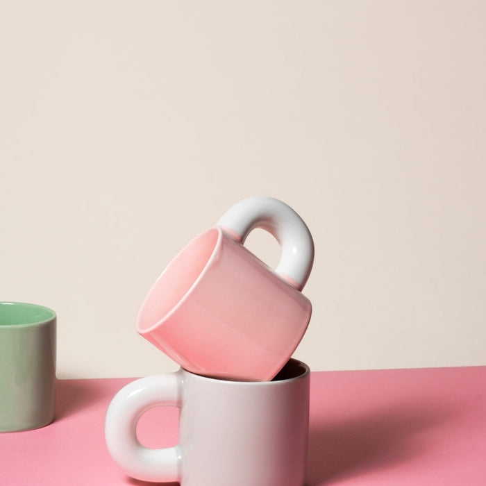 ONA Beker - Koffiemok - Lola - Grijs - 330 ml