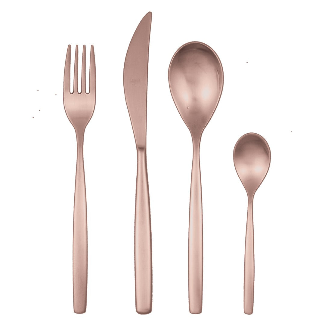 Mepra Bestekset Stiria Bronzo Ice - Gematteerd - RVS - 24-delig | 6 personen