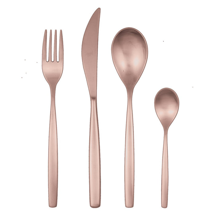 Mepra Bestekset Stiria Bronzo Ice - Gematteerd - RVS - 24-delig | 6 personen