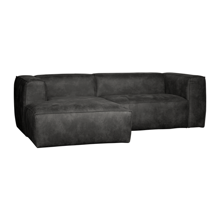 WOOOD Bean Chaise Longue Bank Links - Ecoleer - Zwart - 73x254x178