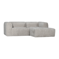 WOOOD Bean Chaise Longue Bank Rechts - Grove Melange - Naturel