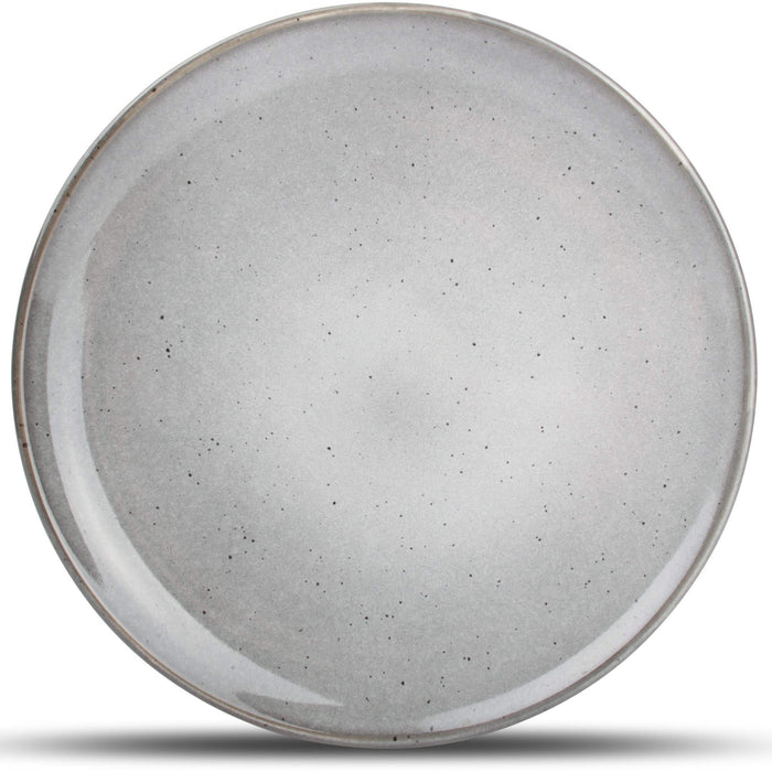 ONA Dinerborden Freckles Grijs ø 26 cm - 4 Stuks