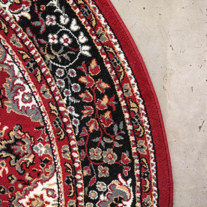 Interieur05 Rond Vintage vloerkleed Nain Perzisch Rood - 100 x 100 cm