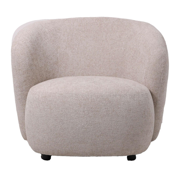 PTMD Aphrodite Cream Fauteuil Legacy 15 Dove Fabric