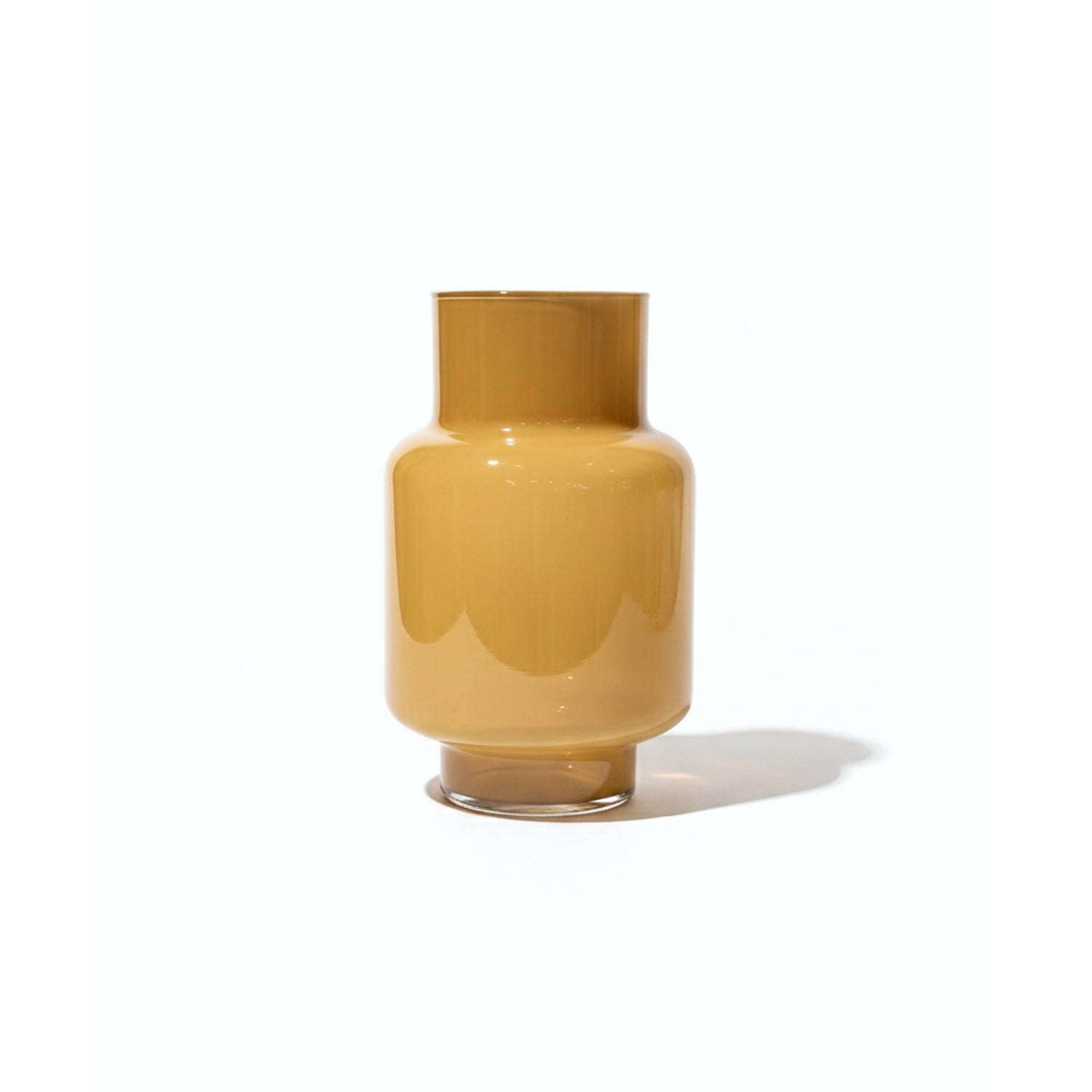 Vaas Pien Bruin - Glas - 17x25x17cm (BxHxD)