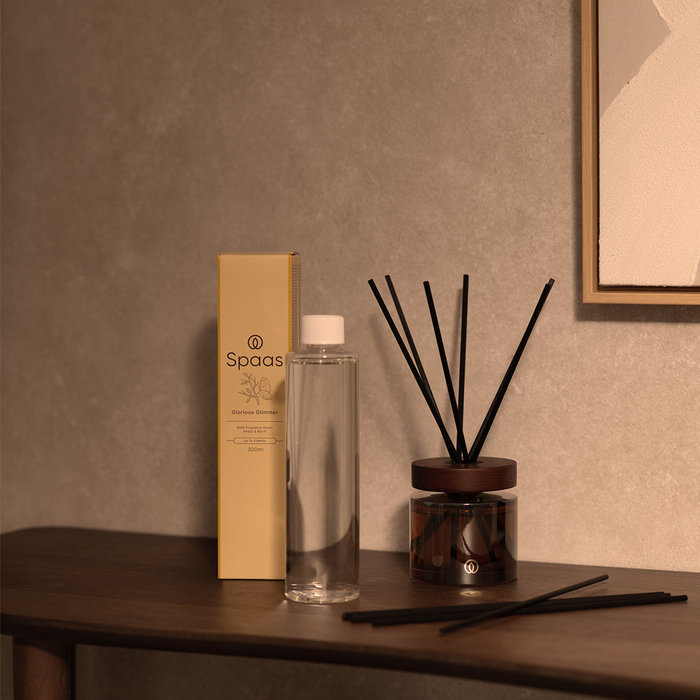 Spaas Refill Iconic Geurstokjes – Glorious Glimmer - Set van 2