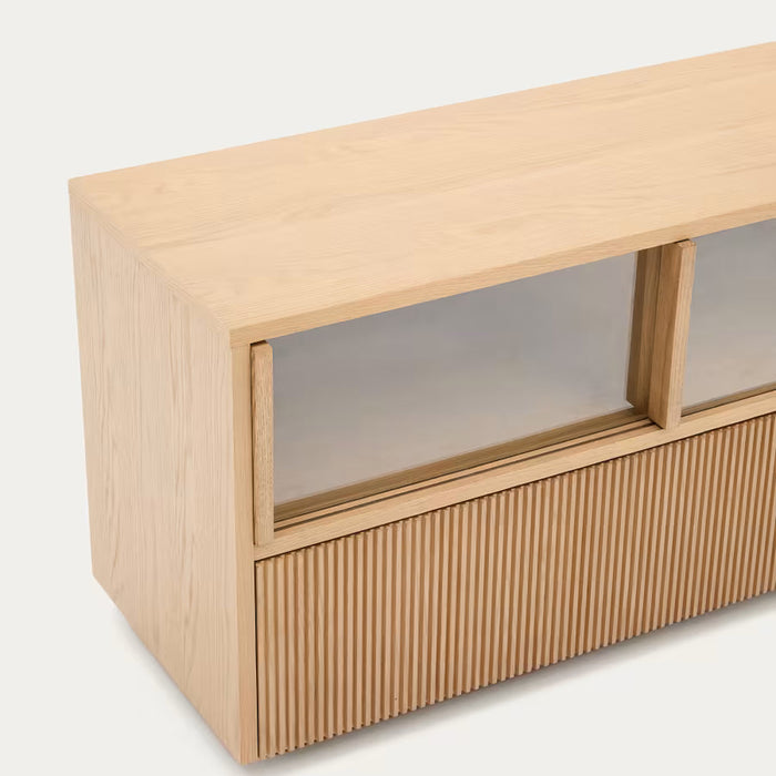 Kave Home Helvine Tv-meubel H 50 cm - Eiken