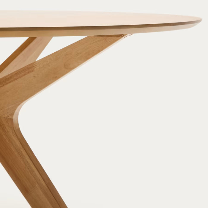 Kave Home Naanim Eettafel Ø 120 cm - Eiken