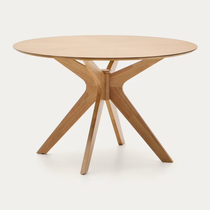 Kave Home Naanim Eettafel Ø 120 cm - Eiken