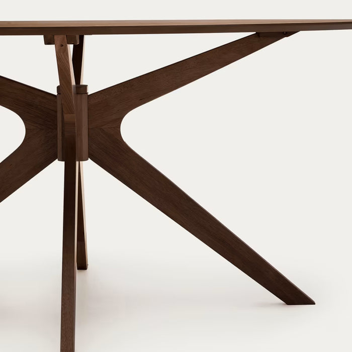 Kave Home Naanim Eettafel 180 x 110 cm - Walnoot