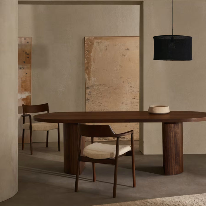 Kave Home Nealy Eettafel 200 x 100 cm - Walnoot