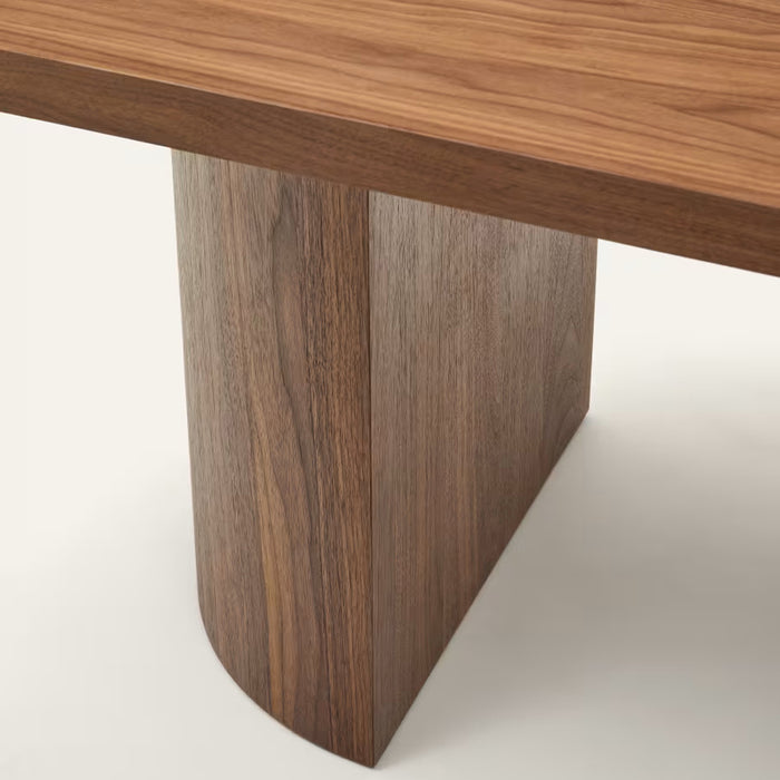 Kave Home Nealy Eettafel 200 x 100 cm - Walnoot