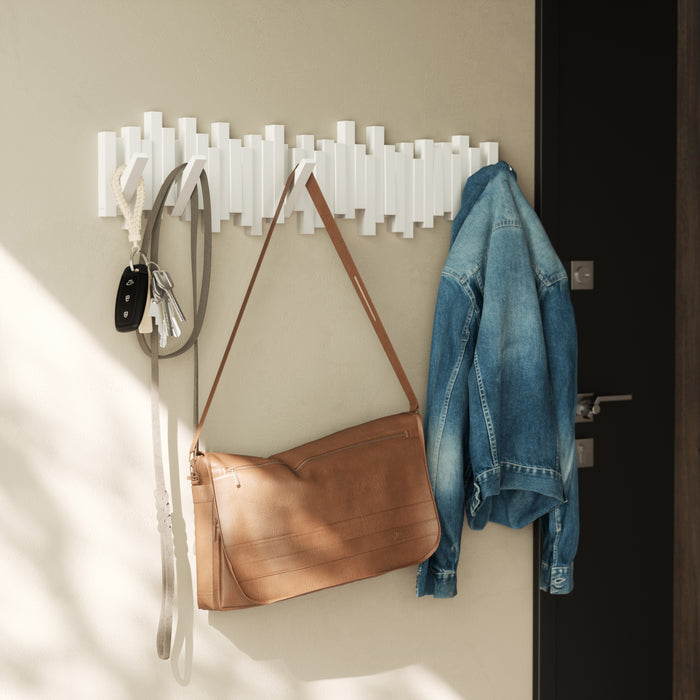 Umbra Sticks Wandkapstok 8 Haken - Wit