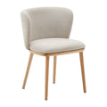 Kave Home Ciselia Eetkamerstoel - Beige / Essenhout