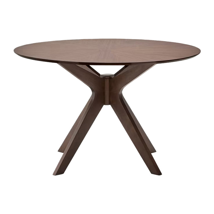 Kave Home Naanim Eettafel Ø 120 cm - Walnoot