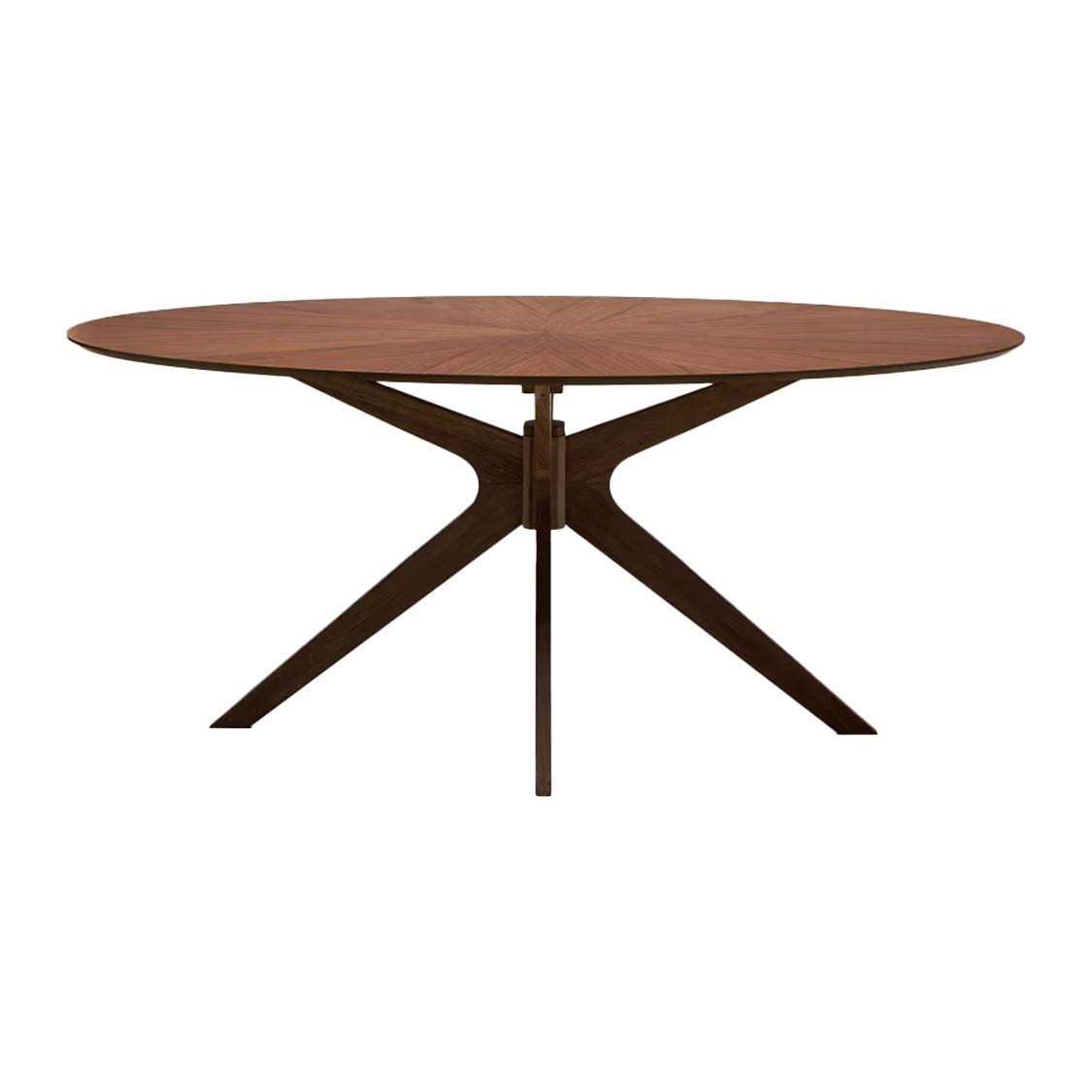 Kave Home Naanim Eettafel 180 x 110 cm - Walnoot