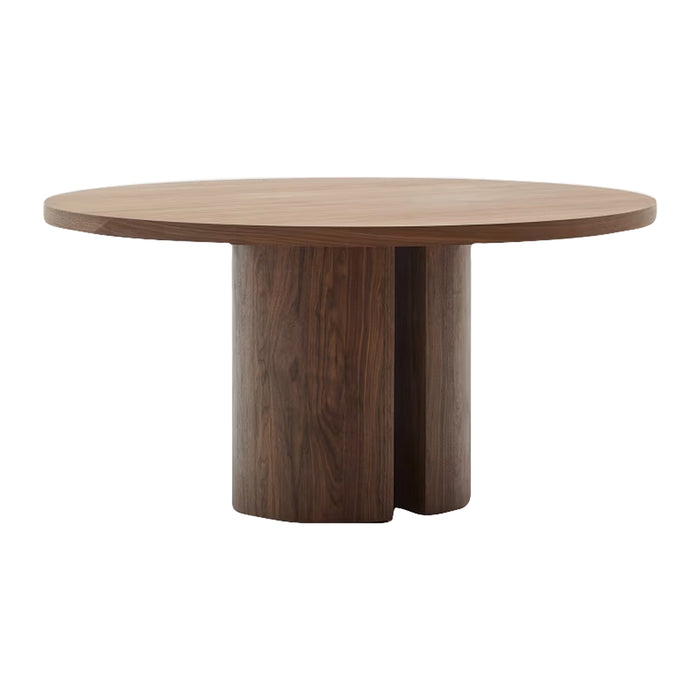 Kave Home Nealy Eettafel Ø 150 cm - Walnoot