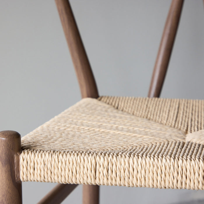 Fjôrd - Eetkamerstoel Bruin Touw - Alfons