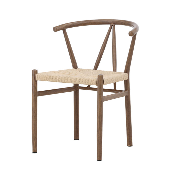 Fjôrd - Eetkamerstoel Bruin Touw - Alfons