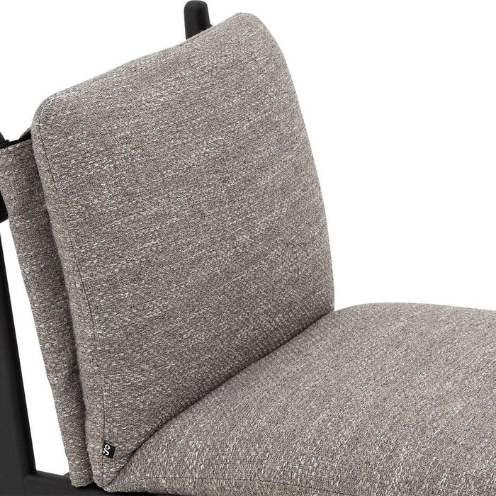 Goossens  Eetkamerstoel Alison -  Textiel zonder armleuning