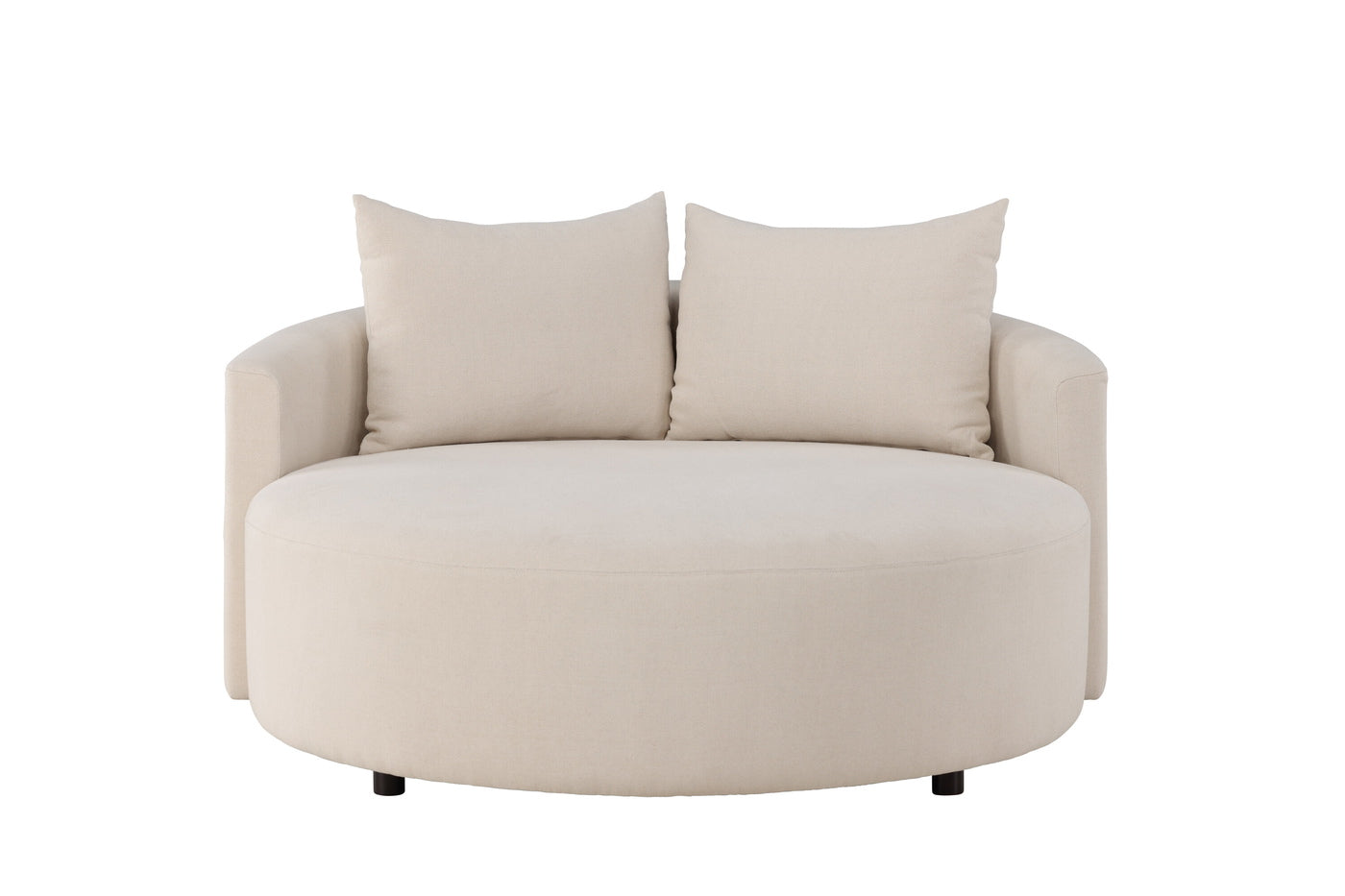 Fjôrd - Loveseat Beige Linnen - 118x118x72cm - Kelso