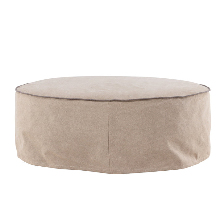 Fjôrd - Ottoman Bruin Stof - 101x101x37cm - Vindö