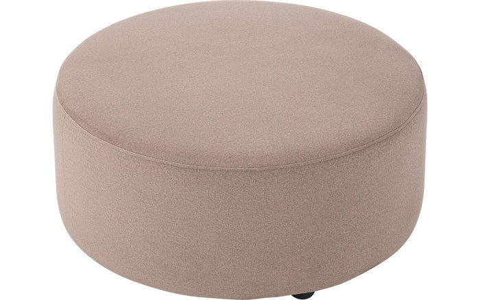 Goossens Poef Arendal in erica 6 velours beige