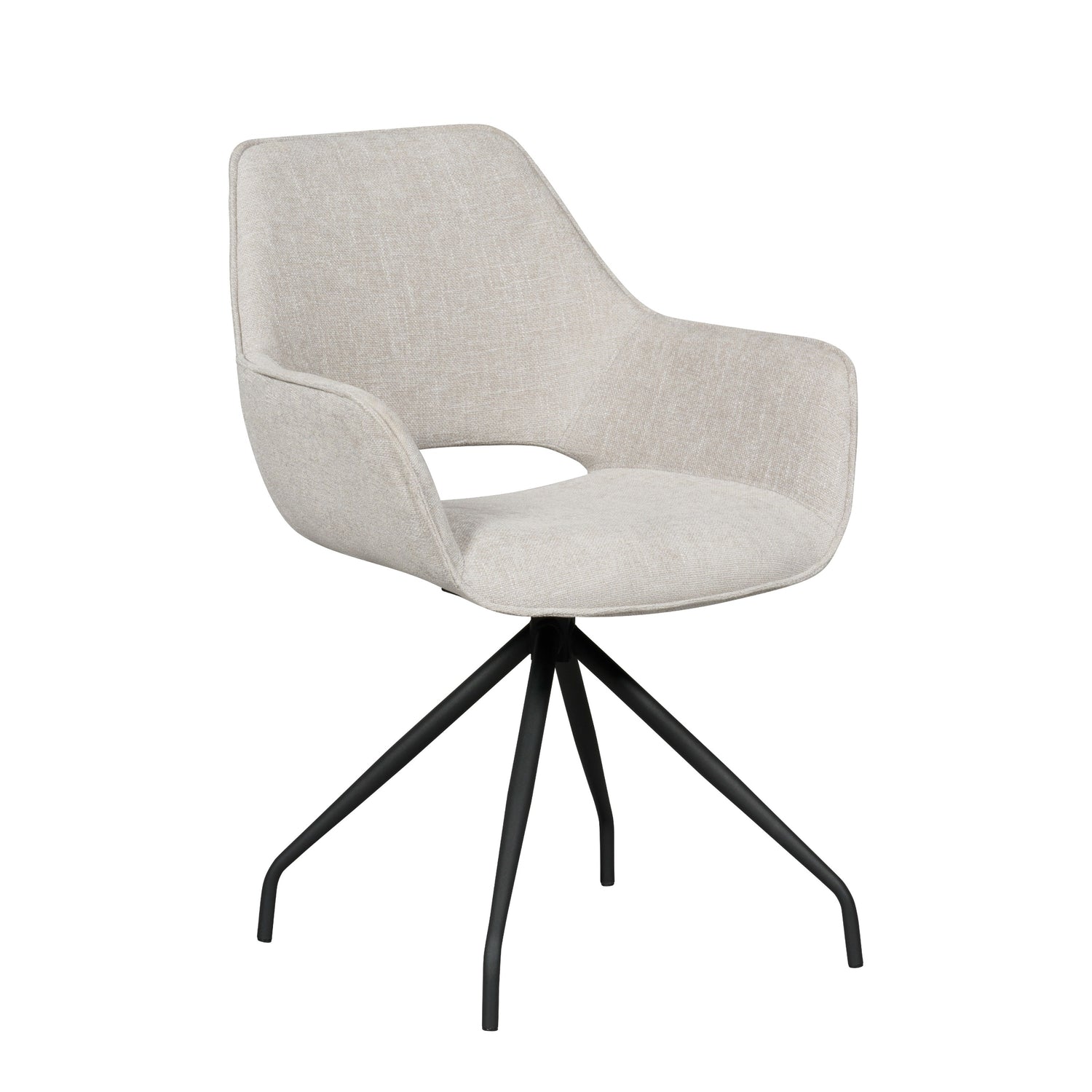 Eetkamerstoel Quito - Grijs -  - 60x84x62cm (BxHxD)