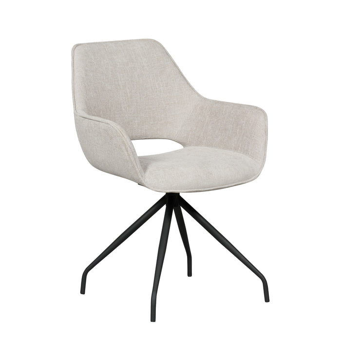 Eetkamerstoel Quito - Grijs -  - 60x84x62cm (BxHxD)