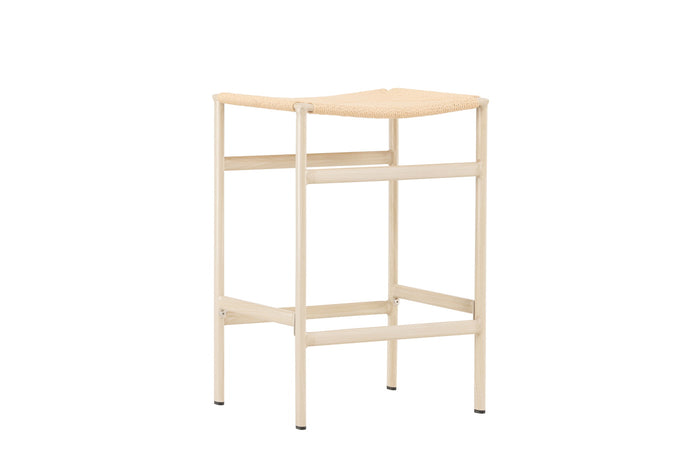 Fjôrd - Barstoel Beige Touw - Polly - Set van 2