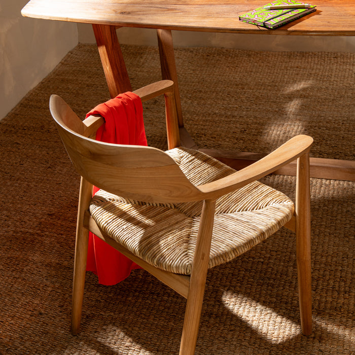 J-Line stoel Hiro - teak hout - naturel