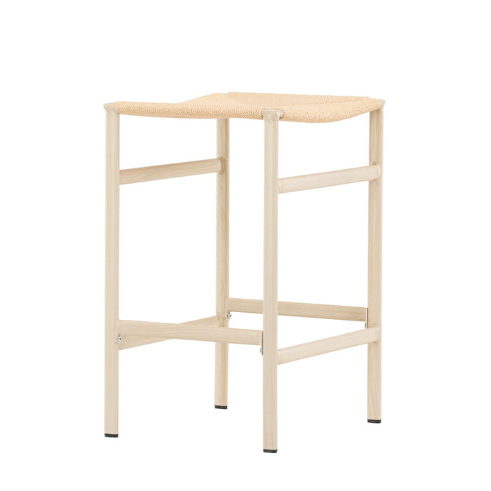 Fjôrd - Barstoel Beige Touw - Polly - Set van 2