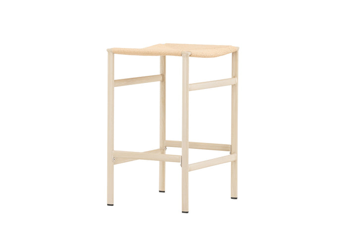 Fjôrd - Barstoel Beige Touw - Polly - Set van 2