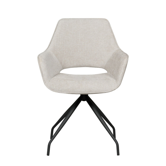 Eetkamerstoel Quito - Grijs -  - 60x84x62cm (BxHxD)