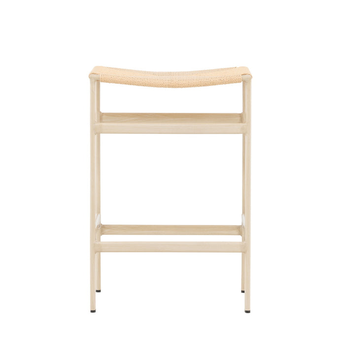 Fjôrd - Barstoel Beige Touw - Polly - Set van 2