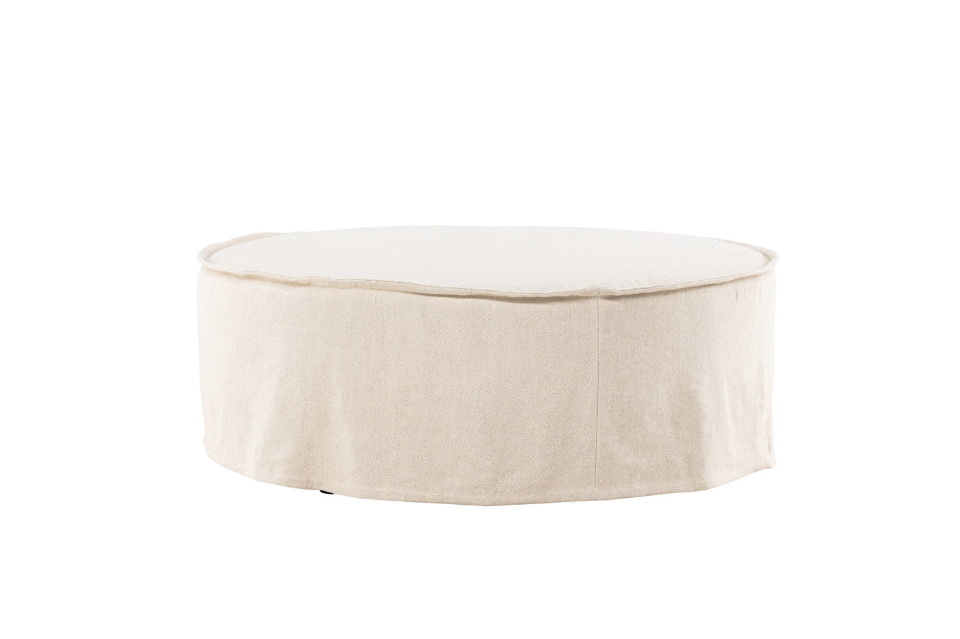 Fjôrd - Ottoman Beige Stof - 101x101x37cm - Vindö