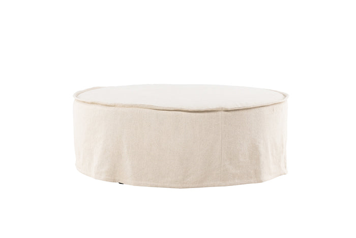 Fjôrd - Ottoman Beige Stof - 101x101x37cm - Vindö
