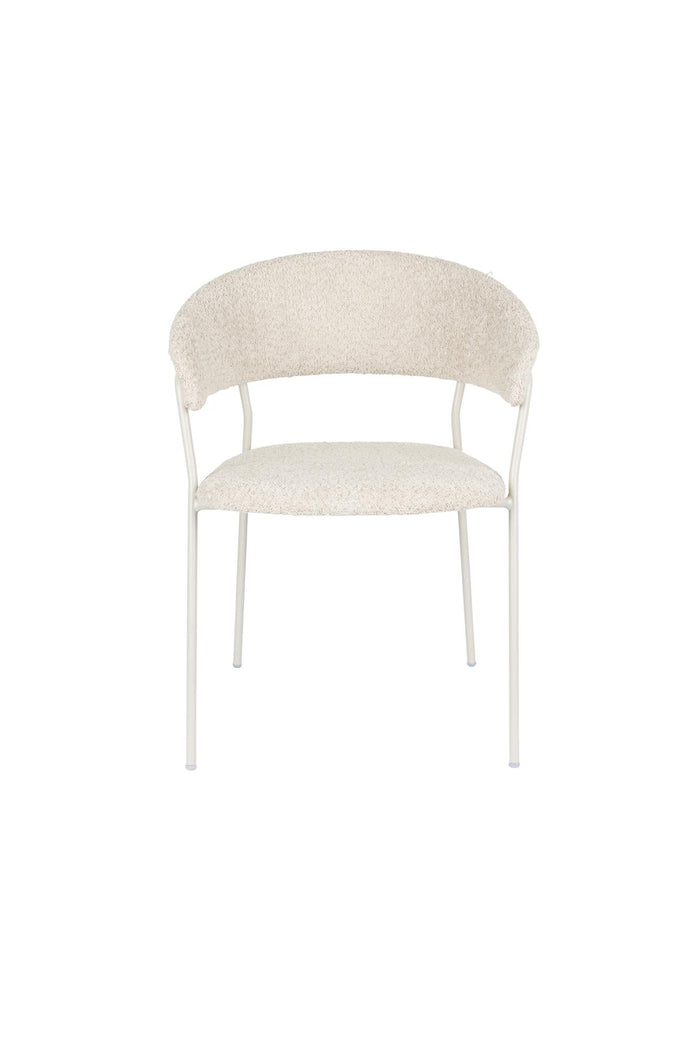 Giga Meubel - Eetkamerstoel Beige|Off White - Zeri - Set van 2