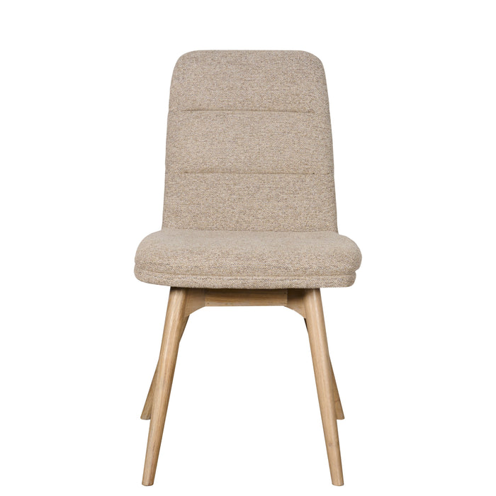 Eetkamerstoel Malaga - Beige - Polyester