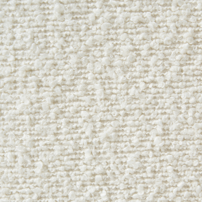 Beliani - LUDDEN - Eetkamerstoel set van 2 - Lichtbeige - Bouclé