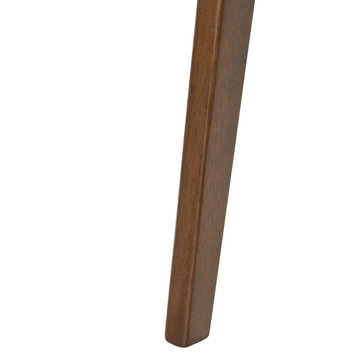 Beliani-LILLY-Eetkamerstoel set van 2-Donkerbruin|Groen-Polyester