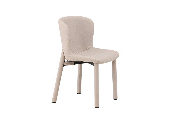 Fjôrd - Eetkamerstoel Beige Stof - Astoria - Set van 2