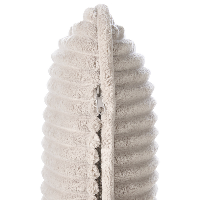 Beliani - SORSELE - Schommelstoel - Beige - Corduroy